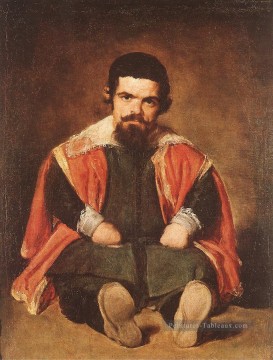 portrait Tableau Peinture - Portrait de Sebastian de Morra Diego Velázquez